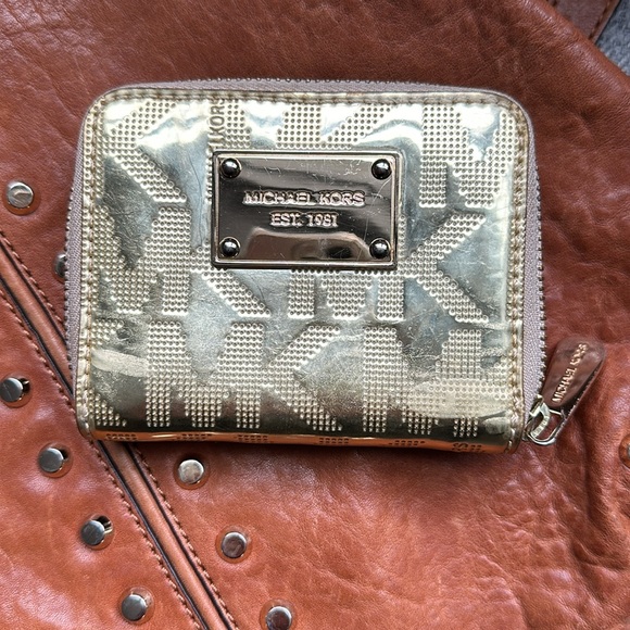 Michael Kors purse and gold wallet / Pre-loved - Picture 4 of 8